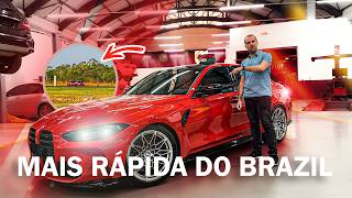 RECORDE BMW M3 G80 STAGE 2 MAIS RÁPIDA DO BRASIL É NOSSA 270KMH NA MEIA MILHA [upl. by Nilecoj945]