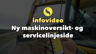 Infovideo Ny maskinoversikt og servicelinjeside i SmartDok [upl. by Cahilly679]