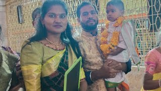 vivaansh akshara abhyasam at BASARA temple on Vasantha Panchami 2024 [upl. by Ettevy]