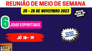 Joias Espirituais Reunião semana 2026 de novembro 2023 ANÁLISE [upl. by Hesler]