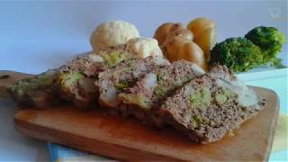 Polpettone di carne e broccoli la ricetta con verdure autunnali [upl. by Perry]