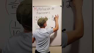 Multiplicación de fracciones matematicas elprofevagabundo educación [upl. by Roe]