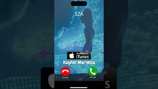 SZA  Snooze Marimba Ringtone Download Link in bio Available on iTunes [upl. by Wichern479]