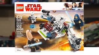 LEGO Star Wars 75206 JEDI AND CLONE TROOPERS BATTLE PACK Review 2018 [upl. by Rorrys783]