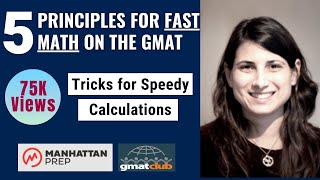 GMAT Club Live 5 Principles for Fast Math on the GMAT [upl. by Eigger]