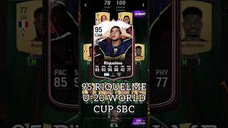 U20 WORLD CUP SBC  95 RIQUELME MADFUT 24 SBC madfut shorts [upl. by Llewsor]