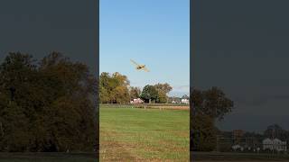 Laps around the farm in the Cub aviation flying fly pilot landing [upl. by Tneicniv]