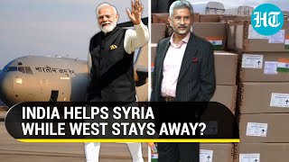 Why India flew aid to Syria even as the West stays away [upl. by Leahcin]