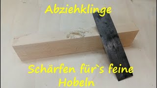 So kannst du Holz Hobeln nur mit einem Stück Blech [upl. by Eanad458]