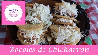 Aprende a preparar unos ricos Bocoles de Chicharrón estilo Guerrrero  Angeles Cocina Mexicana [upl. by Juni]