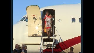 His Majesty King Mswati III has returned home [upl. by Aicul]