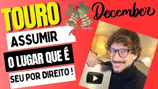 ♉️ TOURO DEZEMBRO 2024 ASSUMIR O SEU LUGAR DE LÍDER TAROT TERAPÊUTICO [upl. by Galer]