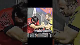 Strongest hook ever vs No Limits  Denis Cyplenkov vs Devon Larratt armwrestlingshorts viral [upl. by Tanny603]