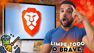 COMO LIMPAR TODO O NAVEGADOR BRAVE DO COMPUTADOR COOKIES CACHE HISTÓRICO SENHAS DOWNLOADS [upl. by Meijer]