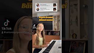 Regele Dramei 🩷iulianaberegoimusic iulianaberegoi newsong cover piano shortsfeed viral [upl. by Mixam]