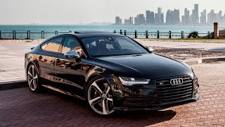 2017 Audi S7 450hp V8 40TT black on black  launch walkaround interior exterior [upl. by Sayer657]