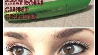 CoverGirl Clump Crusher mascara  DEMO [upl. by Alexandria]