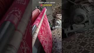 Batik print saree viralvideo shortvideo shortfeed shorts trending [upl. by Oirasor361]