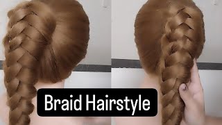 Braid Hairstyle  Easy For long Hair  Sider Hairstyle  Gayatree Gaonkar  Subscribe [upl. by Aztinay496]