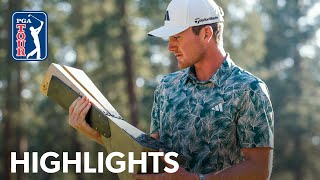 Nick Dunlap’s winning highlights from the Barracuda Championship  2024 [upl. by Jaylene962]