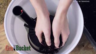 GroBucket Self Watering Bucket Insert  Instructional Video [upl. by Anuhsal]