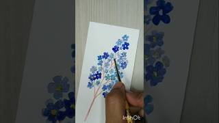 painting drawing watercolorpainting stepbystep watercolorflowers easy [upl. by Samohtnhoj]