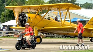 Oshkosh Arrivals and Departures Wednesday Part 811  EAA AirVenture Oshkosh 2021 [upl. by Narhem]