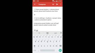 How to take Screenshot in Lineage OS 141 [upl. by Zweig137]