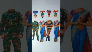 Greece 🇬🇷 America 🇺🇸 India 🇮🇳 I Love Country  🇮🇳 Independence Day Drawing shorts art ashortaday [upl. by Plotkin457]