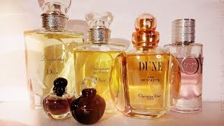 DIOR  Обзор ароматов quotDioramaquot quotDunequot quotPoison Esprit de Parfumquot etc [upl. by Ahsratan]