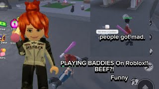 Playing BADDIES on Roblox Beef and funny [upl. by Irmgard]