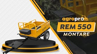 Remorca AgroPro REM 550 montare pas cu pas [upl. by Rasla]