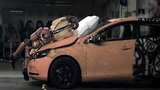 Volvo V40 Pedestrian Airbags crash test [upl. by Cull]