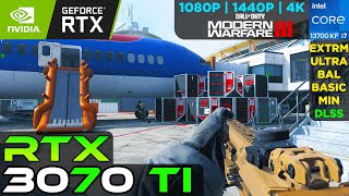 Call of Duty Modern Warfare 3  RTX 3070 Ti 1080p1440p4K  All Settings [upl. by Sualk]