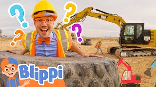 Excavator Excitement Digging into Fun and Learning  BLIPPI  Kids TV Shows  Cartoons For Kids [upl. by Naltiak]