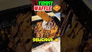 How do you make waffles 😋😍food shorts waffle wafflerecipe streetfood [upl. by Welsh580]