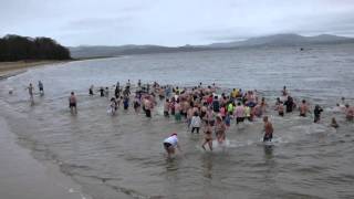 Rathmullan New Years Day Swim 2016 [upl. by Nimajaneb]