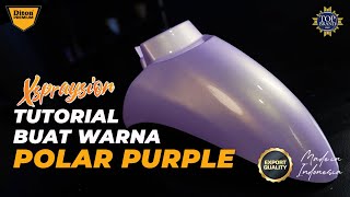 TUTORIAL BIKIN WARNA POLAR PURPLE  DITON PREMIUM [upl. by Ahsirt206]