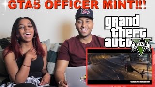 Couple Reacts  OFFICER HARRIS MINT GTA 5 SKIT EPISODE 3 Reaction [upl. by Anidam]