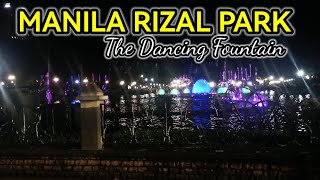 Dancing Fountain  Luneta Park Manila Philippines [upl. by Yborian]