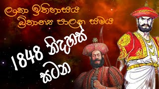 1848 Conflict of Independence  දෙවන නිදහස් අරගලය  බ්‍රිතාන්‍ය පාලන සමය [upl. by Sandor]