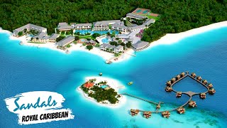 Sandals Royal Caribbean  Full Resort Walkthrough Tour amp Review 4K  All Public Spaces  2021 [upl. by Lerrehs]