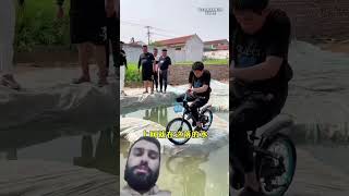 Cycle in waterfall funny 🤣🤣 video [upl. by Nakre]