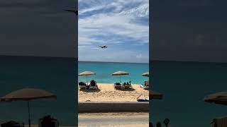 Quick Landing Planes Arriving at Saint Maarten Intl 5 touristiqueproductions youtubeshorts [upl. by Meagher]