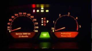 BMW 730d E65 Cold start 20 холодный старт БМВ [upl. by Armington]