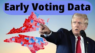 Virginia Up for Grabs in 2024 Analyzing NEW early voting data [upl. by Aicirtap]