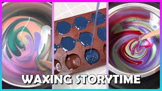 Satisfying Waxing Storytime 61 Scary stories ✨😲 Tiktok Compilation [upl. by Shih]