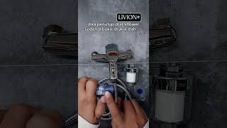 Tutorial pemasangan Ionic Filter ke Shower head filterair filterairbersih shower saringanair [upl. by Ittap]