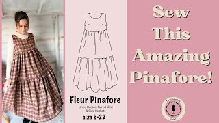 The Secret to a Perfect Pinafore Sew it with the Burrito Method [upl. by Meaghan]