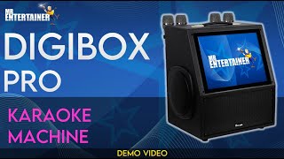 Mr Entertainer Digibox Pro Karaoke Machine Demo [upl. by Kari]